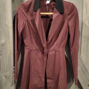 Venus Burgundy Riding "Coat" Blazer Size 2